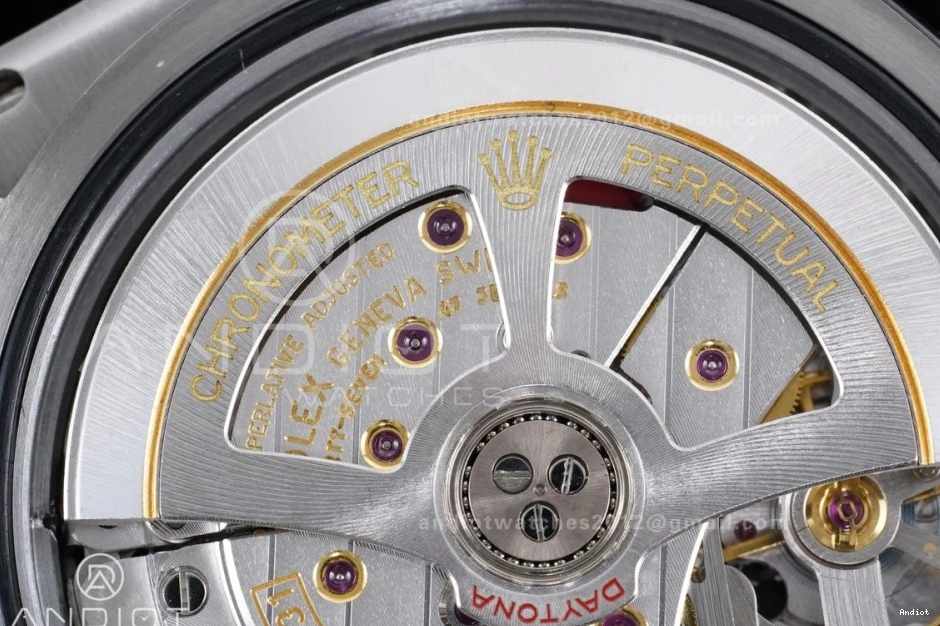 VSF Edition Daytona Black on V2 (Weighted) Strap VS4131 126519 Best Oysterflex Dial Gray 1:1 1118